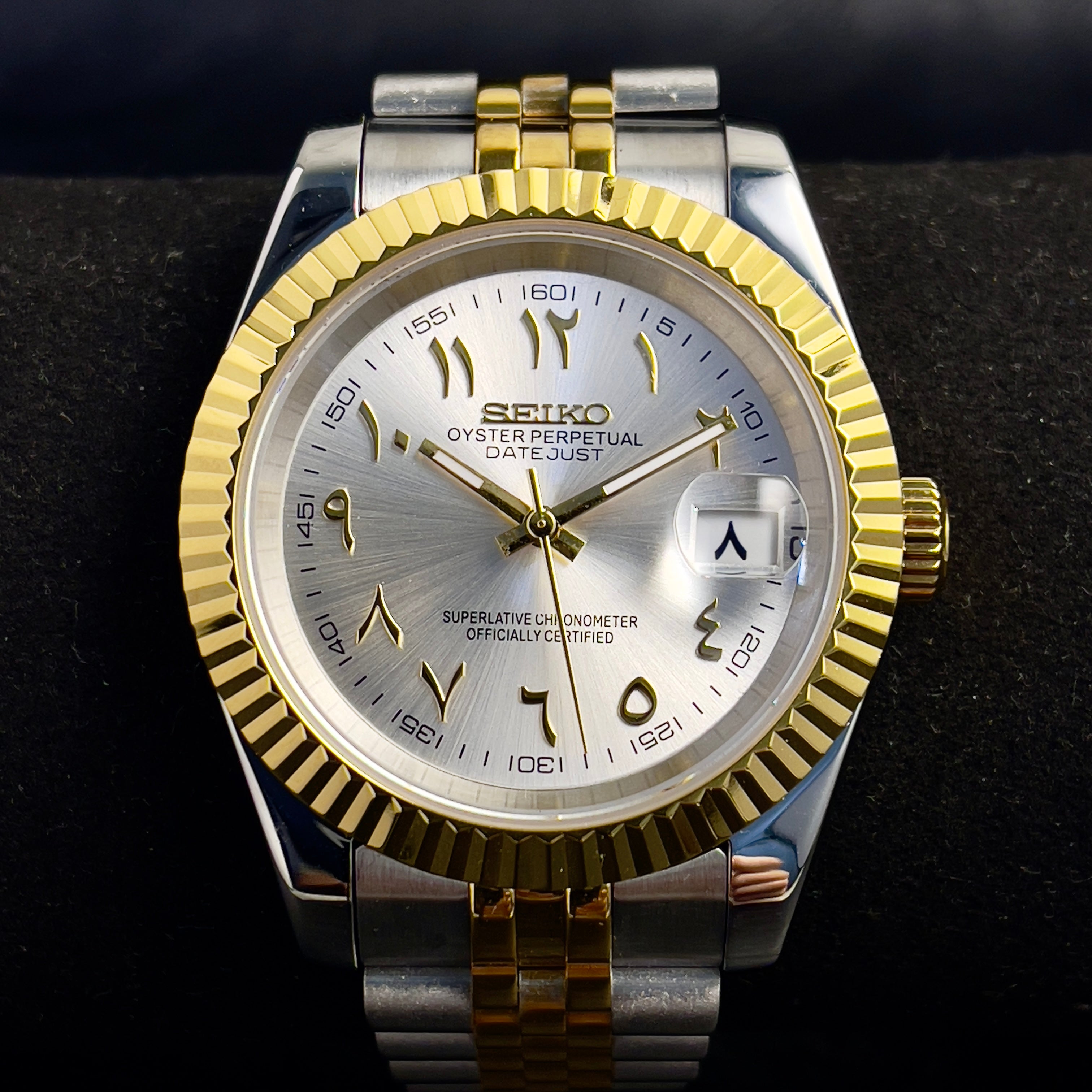 Seiko Datejust Arabic Two-Tone Gold & Silver