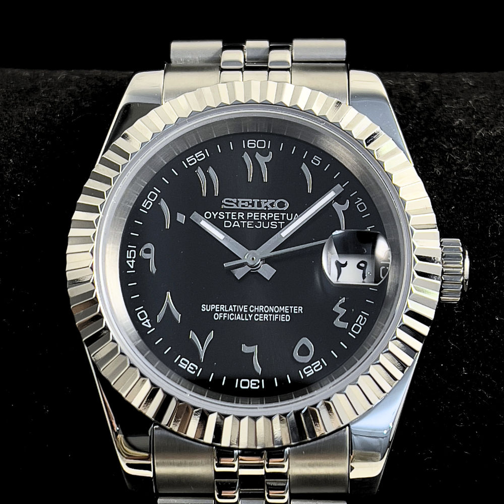 Seiko Datejust Arabic Black